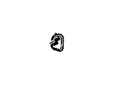 GM 10393112 Plate Assembly, Rear Side Door Check Link Anchor