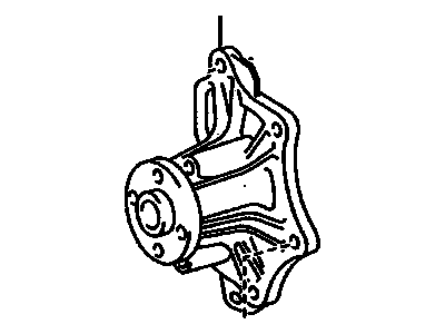 2009 Pontiac Vibe Water Pump - 19185381