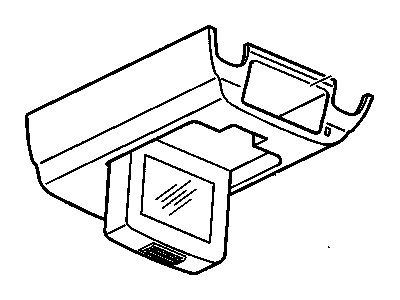 GM 15263532 Display Assembly, Video (W/ Video Disc Player)*Charcoal