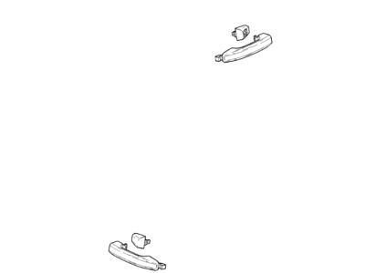 2017 GMC Sierra Door Handle - 23236149