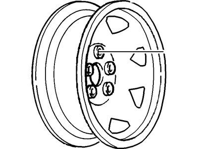 GMC K1500 Spare Wheel - 9591532