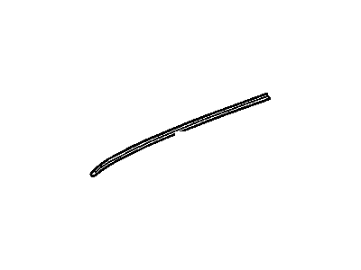 GM 12476251 Stripe,Front Fender Side (LH) * Charcoal/Re