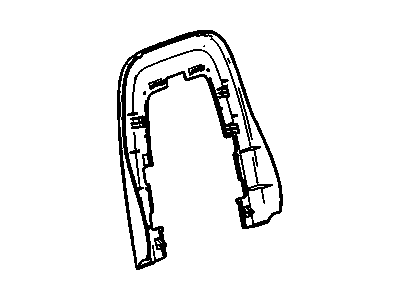20823362 - Genuine GM Bezel,Front Seat Back Opening Rear