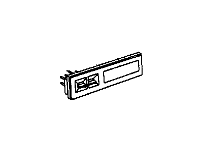 GM 20432681 Switch Assembly, Side Window (Master) L.H. *Bright