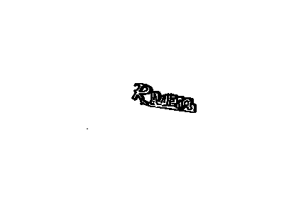 1990 Buick Reatta Emblem - 25519707