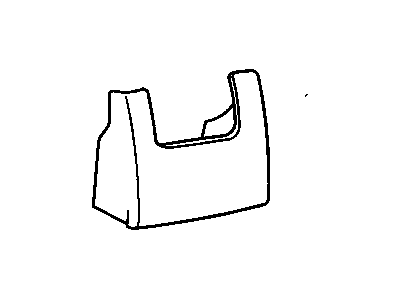 GM 15206678 Cover, Rear Seat Riser Finish 65% *Pewter I
