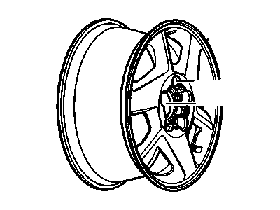 Pontiac Montana Spare Wheel - 9593750