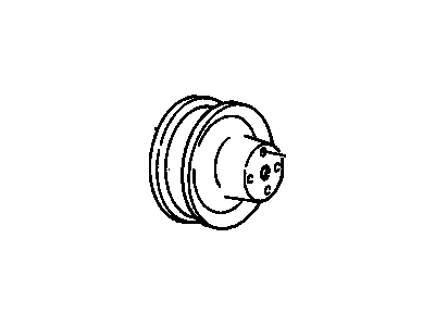 GMC G2500 Water Pump Pulley - 12556144