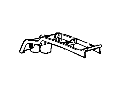 GM 25735260 Plate Kit,Front Floor Console Trim