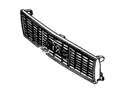 GM 14041367 Grille Assembly, Radiator(Painted 3 Colors)