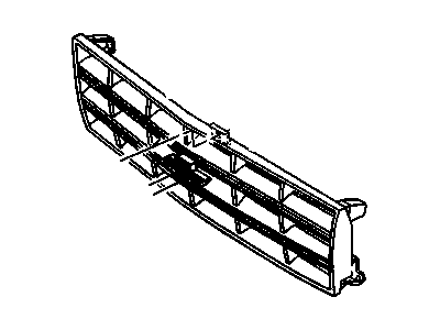 GM 15638425 Grille Assembly, Radiator