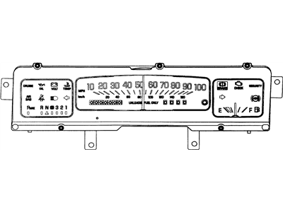 GM 25088936 Lens,Instrument Cluster