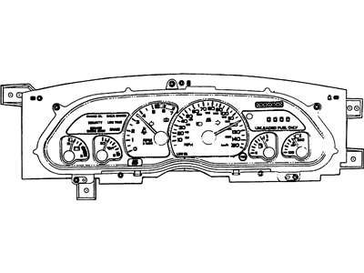 GM 16180201 Instrument Panel Gage CLUSTER