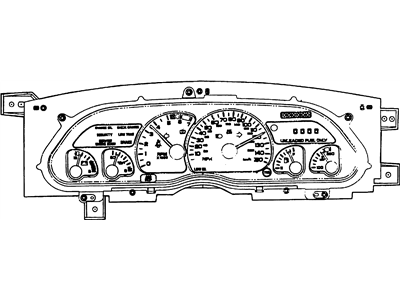 GM 16194241 CLUSTER