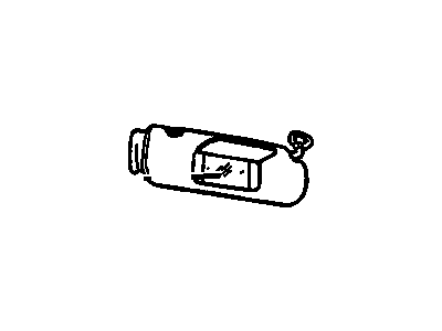 GM 12480665 Sunshade Assembly, R/H *Shale