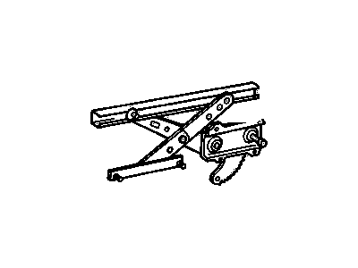 1985 Chevrolet Spectrum Window Regulator - 94106767