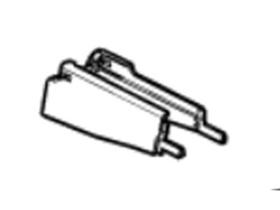 90921336 GM Cover, Front Seat Outer Adjuster Front Finish *Cocoa Illustration 1 of 1