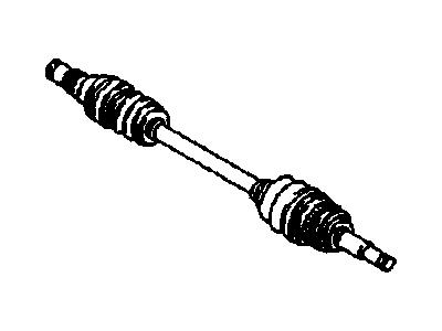 Pontiac G3 Axle Shaft - 96348790