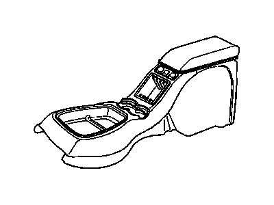 GM 15742115 CONSOLE, Seat Separator Console