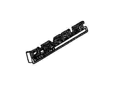 GM 15160969 Plate Assembly, End Gate Name"Silverado" <Use 1C6N