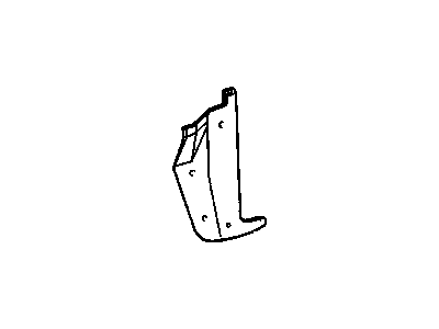 GM 15689200 PANEL, Body Front Hinge Pillar Trim