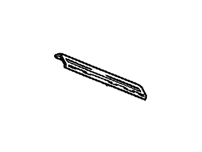 GM 10423165 Plate Assembly, Front Side Door Sill Trim <Use 1C1N*Gray M
