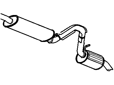 Chevrolet Trailblazer Exhaust Pipe - 15847574