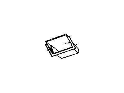 GM 15047305 Compartment Assembly, Roof Front *Ebony