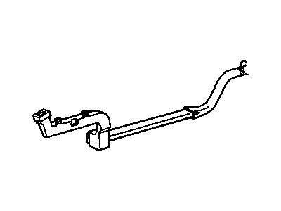 GM 3546193 Adapter, Side Window Defogger Outlet Duct *Charcoal