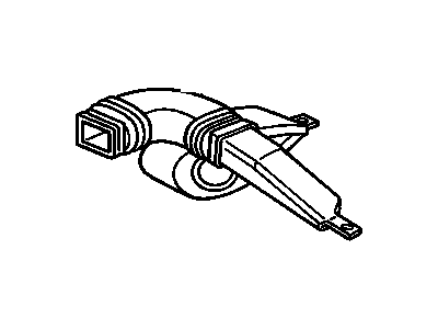 1992 Buick Roadmaster Air Intake Coupling - 25098665