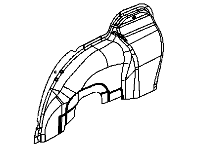 GM 22714110 Panel Asm,Rear Wheelhouse Inner