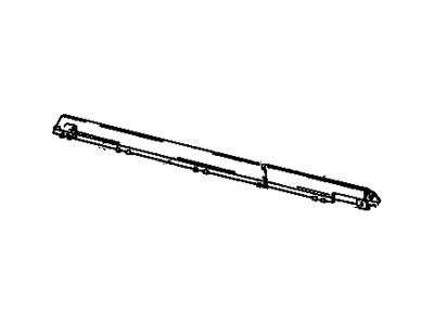 GM 12362967 Molding,Front Side Door Upper LH (At Belt)