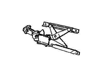 GM 12362901 Front Driver Side Window Regulator