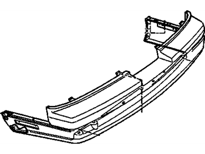 GM 14101281 Rear Bumper Cover