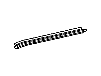 GM 10155764 Weatherstrip Assembly - Front Side Door Upper *Black