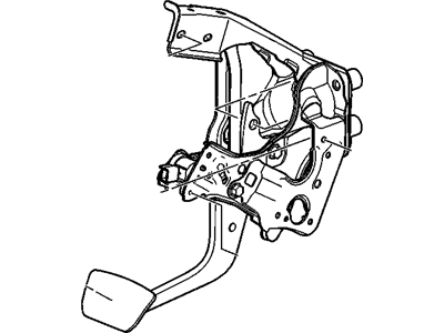 GM 23484091 Pedal Assembly, Brk