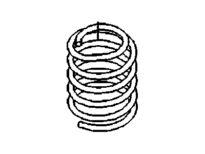 2009 Pontiac G3 Coil Springs - 96653237