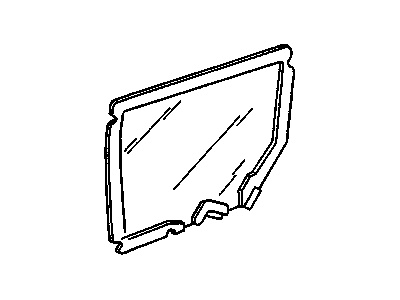 GM 25612555 Deflector, Front Side Door Water