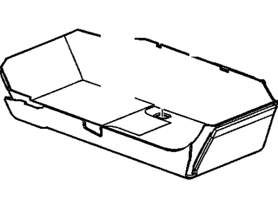 GM 15299004 Carpet Assembly, Front Floor Panel *Shale