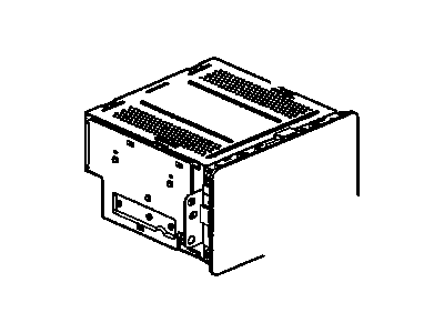 GM 10348261 Radio Assembly, Amplitude Modulation/Frequency Modulation Stereo & Clock & Audio Disc