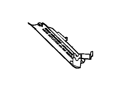 GM 15124470 Deflector Assembly, Engine Wiring Harness Fuse Block Washer