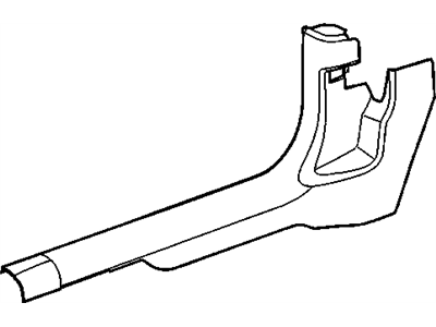 GM 25956076 Molding Asm,Body Hinge Pillar Garnish