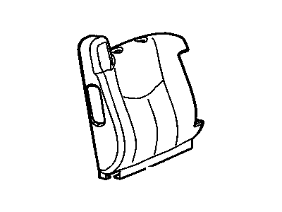GM 88938622 Cover,Passenger Seat Back Cushion *Pewter