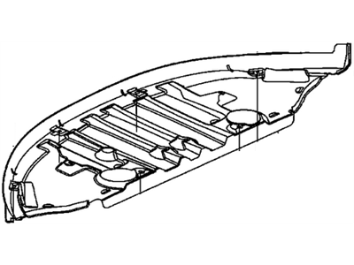 GM 92201783 Extension Assembly, Front Bumper Fascia