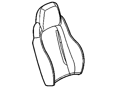 GM 88994126 Cover Asm,Passenger Seat Back Cushion *Cashmere