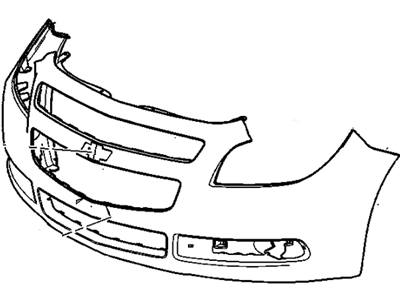 GM 20832808 Front Bumper, Cover