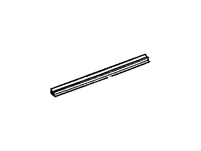 GM 10393322 Sealing Strip, Rear Side Door Window Inner