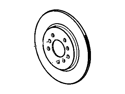 2005 Saturn Relay Brake Disc - 88964180