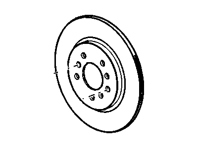 Chevrolet Uplander Brake Disc - 88964180