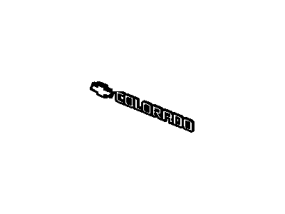 2007 Chevrolet Colorado Emblem - 15805322